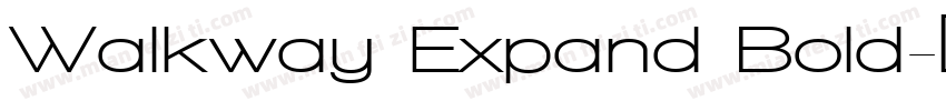 Walkway Expand Bold字体转换
